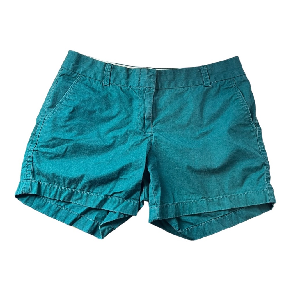 Women’s J. Crew Chino Shorts Size 6 Forest Green